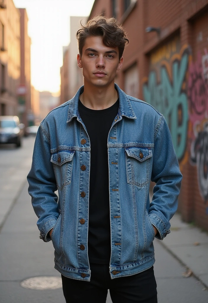 21 Denim Jackets for Men in 2025 That Are Making a Comeback! - 1. Oversized Denim Jackets