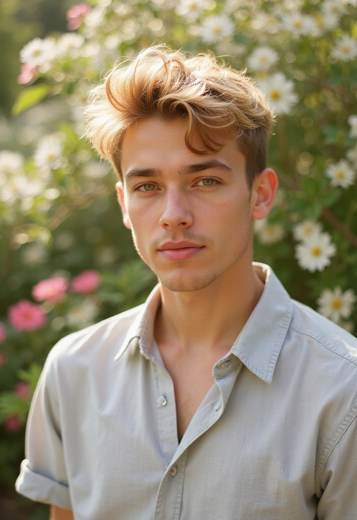 21 Hair Colors for Men to Look Stylish and Trendy Now - 8. Honey Blonde