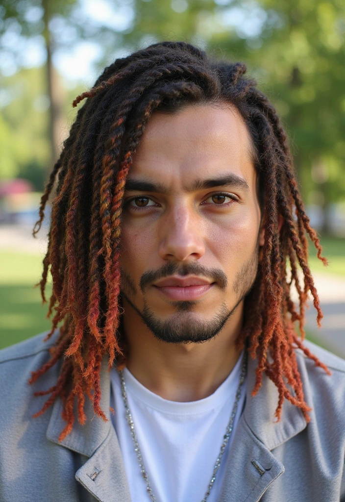 20 Twist Hairstyles For Men - 9. Twists with Highlights