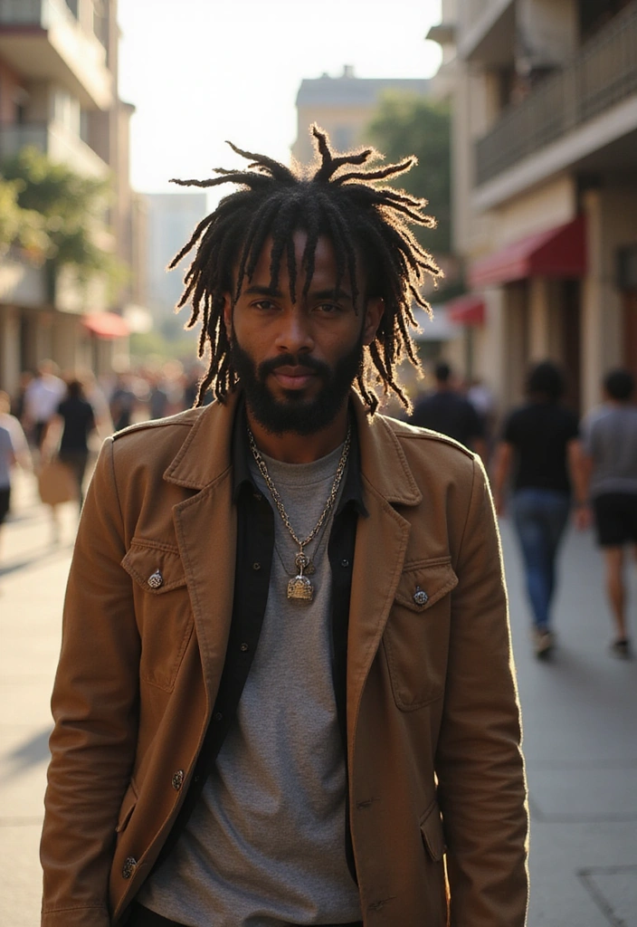 21 Best Dreadlocks Styles for Men: Different Types of Dreads - 15. Dreadlocks with Curls
