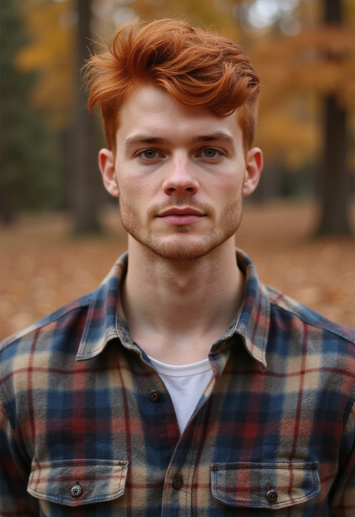 21 Hair Colors for Men to Look Stylish and Trendy Now - 11. Copper Red
