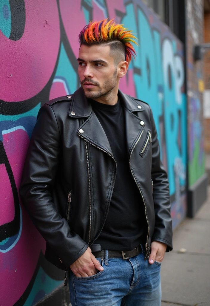 20 Twist Hairstyles For Men - 6. Twisted Mohawk