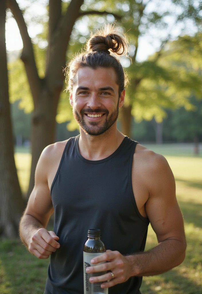 20 Twist Hairstyles For Men - 14. Twisted Ponytail