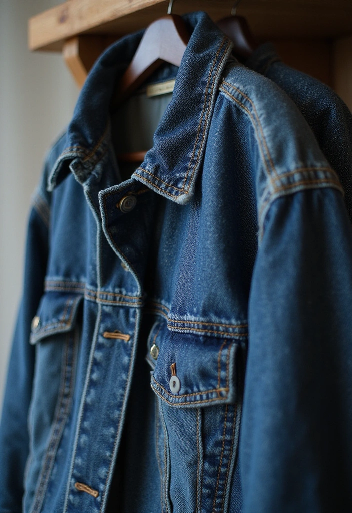 21 Denim Jackets for Men in 2025 That Are Making a Comeback! - 14. Textured Denim Jackets