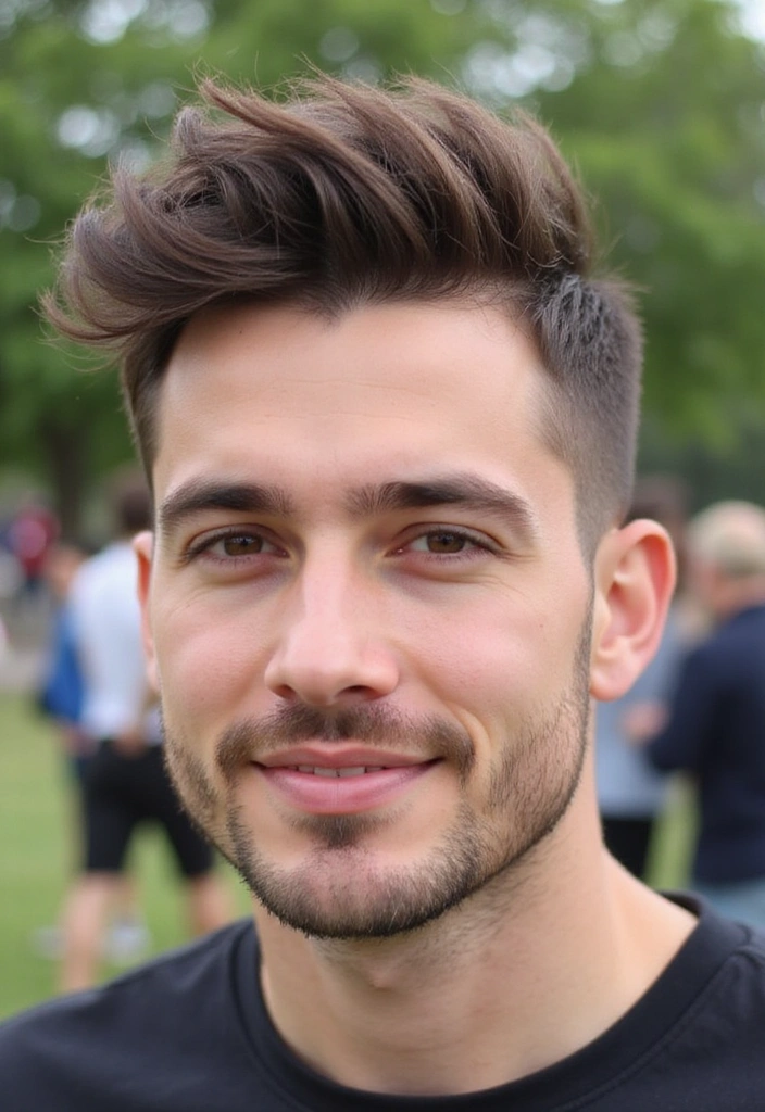 22 Slicked-Back Hairstyles For Men - 17. Slicked Back and Curly Fringe