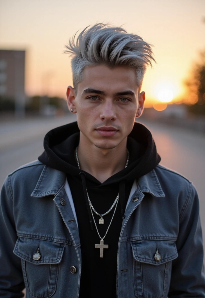 21 Hair Colors for Men to Look Stylish and Trendy Now - 12. Cool Silver