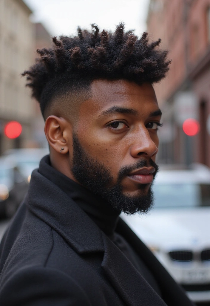21 Cool Black Men Haircuts - 8. The Textured Crop
