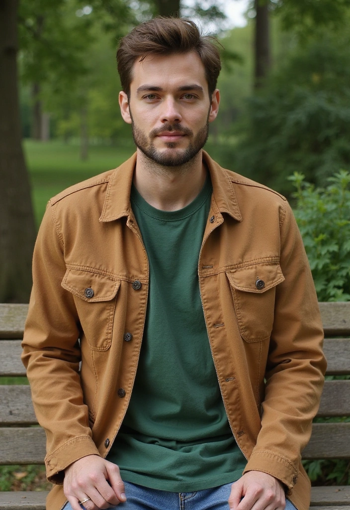 21 Best Color Combinations for Men's Clothing - 8. Tan and Green
