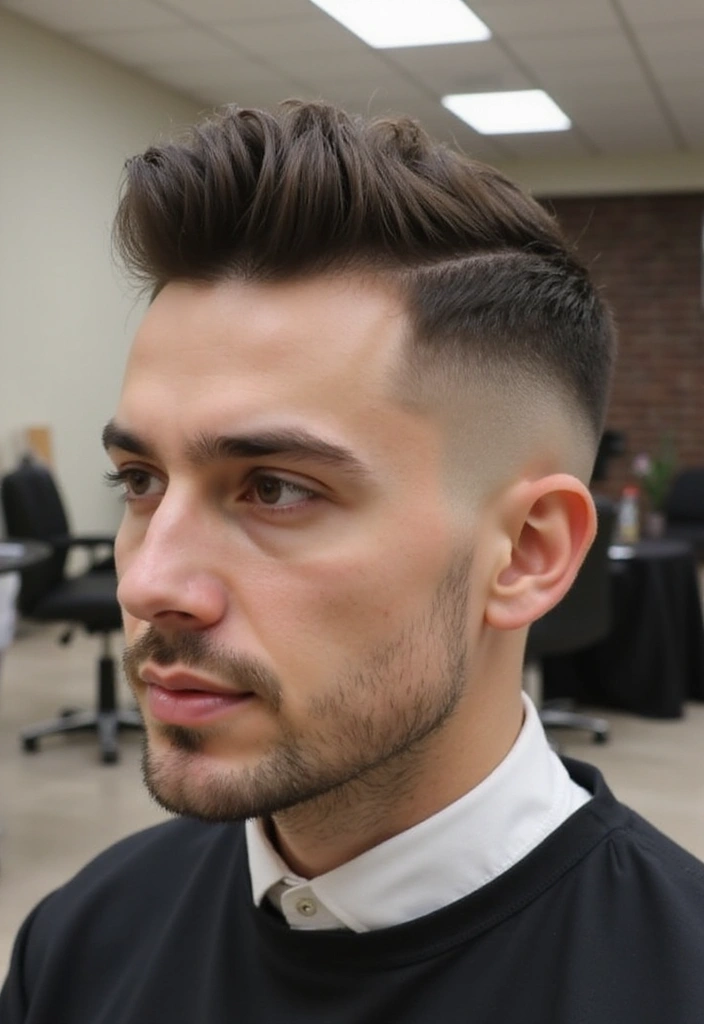 21 Skin Fade Haircuts for Men - 3. Tapered Skin Fade