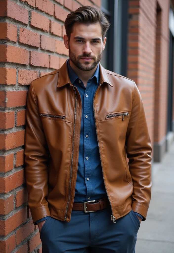 21 Best Color Combinations for Men's Clothing - 14. Brown and Blue
