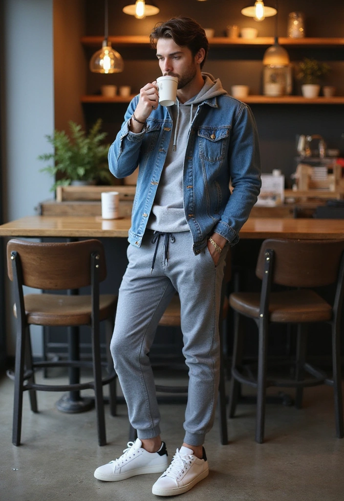 21 Denim Jackets for Men in 2025 That Are Making a Comeback! - 8. Denim Jackets with Hoodies