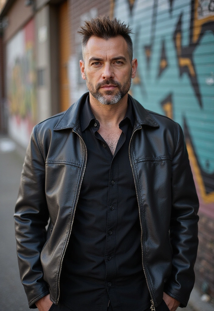 Top 21 Haircuts for Older Men: Style Tips You Can't Miss! - 11. The Mohawk