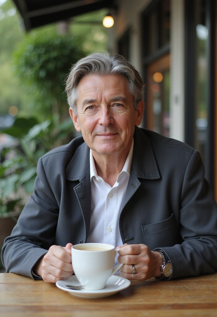 Top 21 Haircuts for Older Men: Style Tips You Can't Miss! - 14. The Side Swept Style