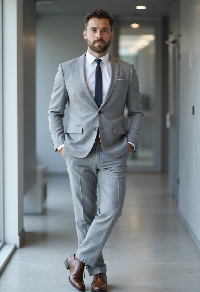 21 Best Color Combinations for Men's Clothing - 9. White and Light Grey