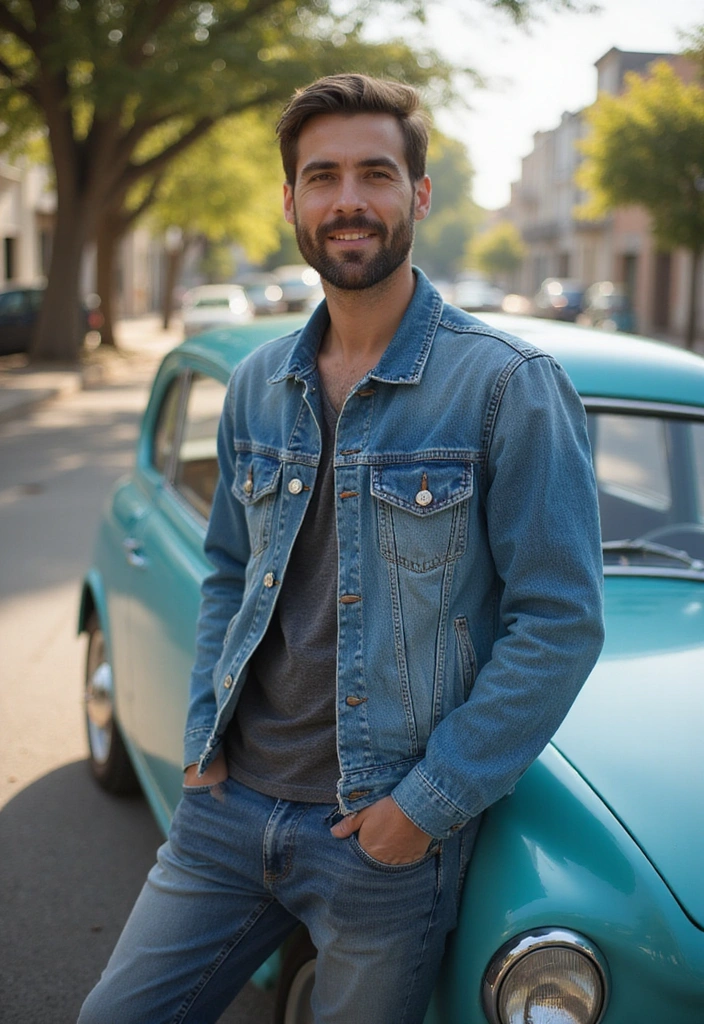 21 Denim Jackets for Men in 2025 That Are Making a Comeback! - 5. Vintage-Inspired Denim Jackets