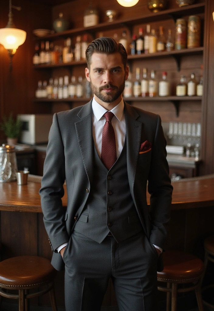 21 Korean Hairstyles for Men: Stylish Looks to Elevate Your Game - 16. The Vintage Slick