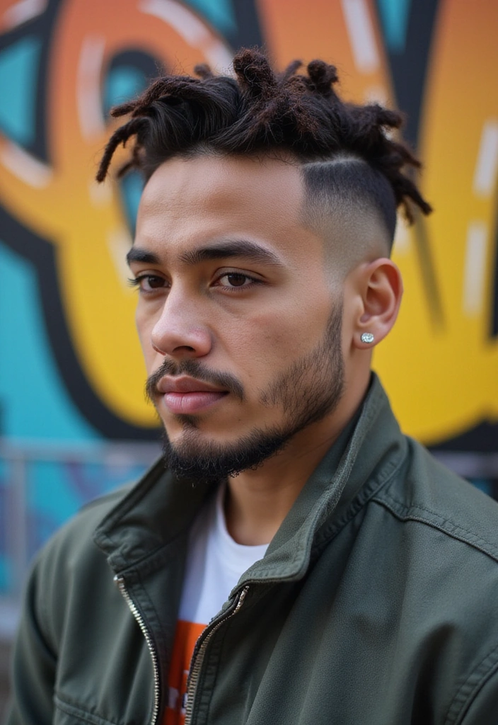 20 Twist Hairstyles For Men - 4. Fade with Twists