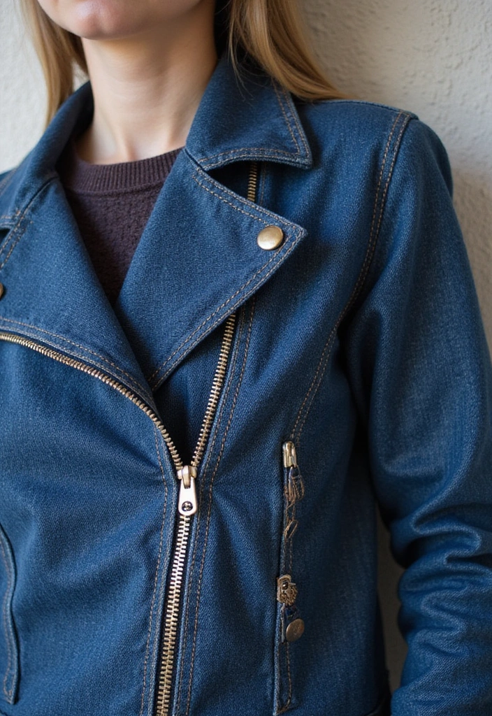 21 Denim Jackets for Men in 2025 That Are Making a Comeback! - 17. Denim Jackets with Unique Closures