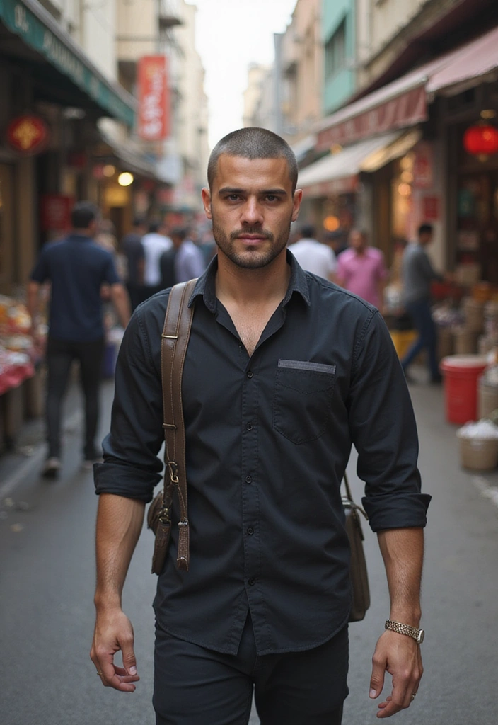 20 Best Crew Cut Haircuts for Men in 2025 - 13. Crew Cut for Square Faces