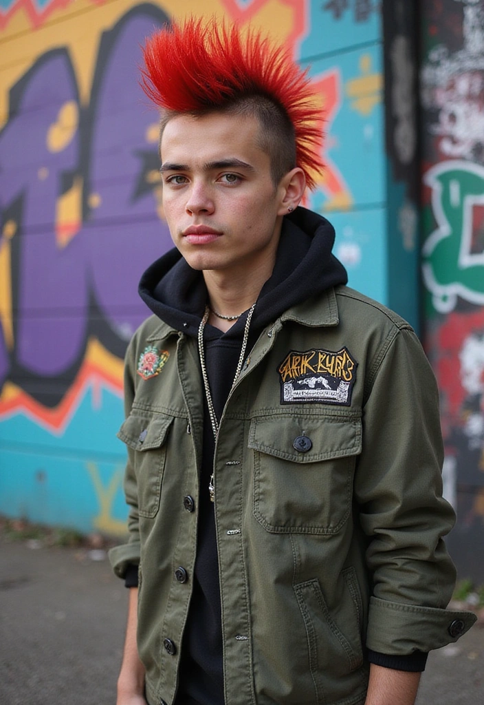 21 Proven Mullet Styles for Men - 14. The Mohawk Mullet
