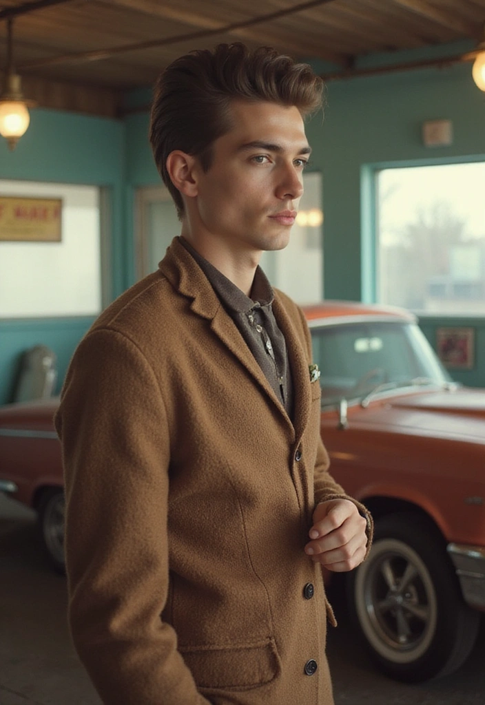22 Slicked-Back Hairstyles For Men - 12. Vintage Slick Back