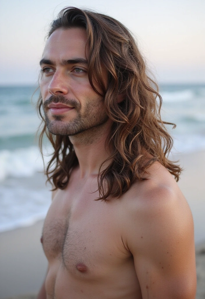 21 Korean Hairstyles for Men: Stylish Looks to Elevate Your Game - 20. The Long and Wavy Look