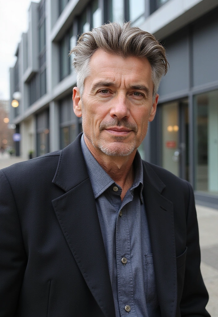 Top 21 Haircuts for Older Men: Style Tips You Can't Miss! - 9. The Quiff