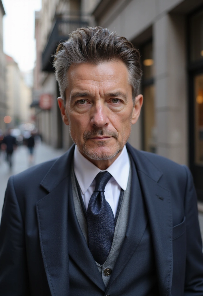 Top 21 Haircuts for Older Men: Style Tips You Can't Miss! - 3. The Pompadour