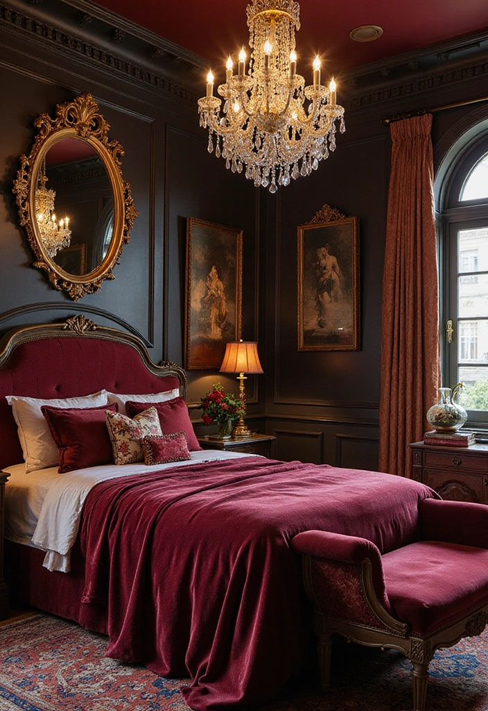 20 Unique Bedroom Design Ideas That Will Make You Fall in Love with Your Space! - 5. Vintage Glam