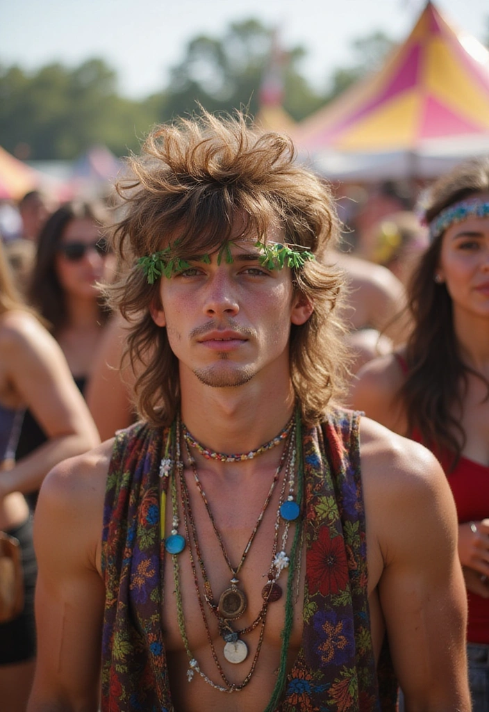 21 Proven Mullet Styles for Men - 20. The Festival Mullet