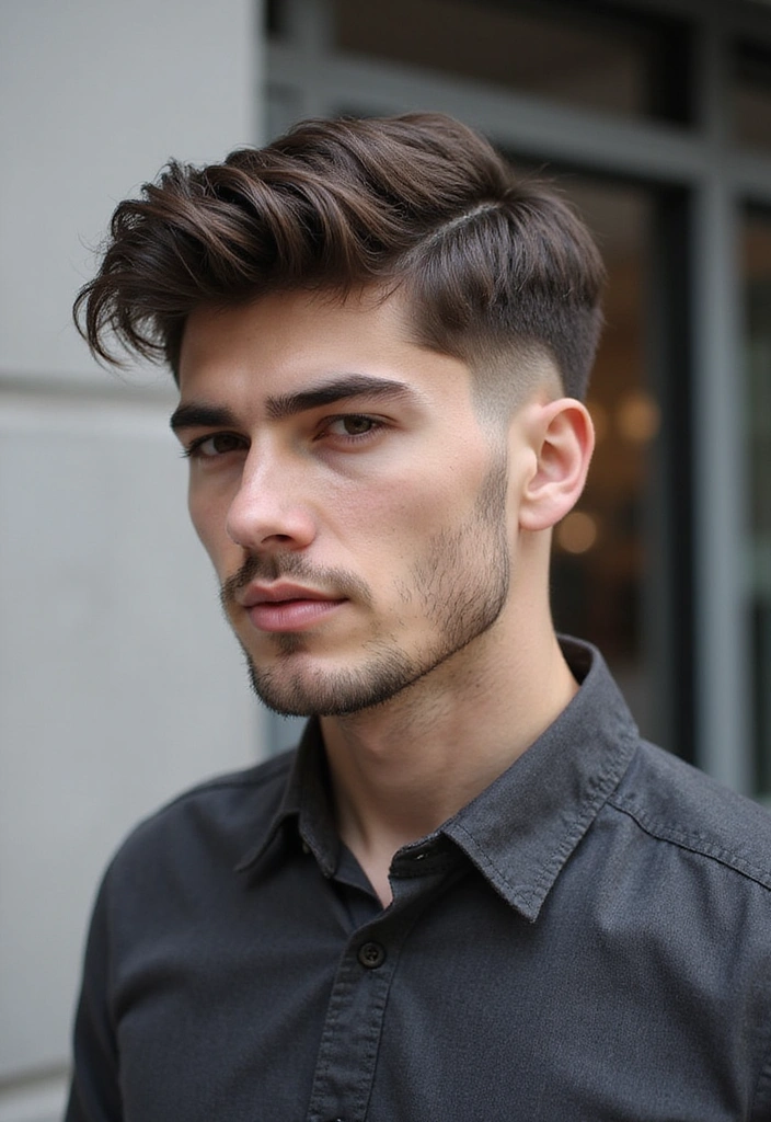 22 Slicked-Back Hairstyles For Men - 2. Textured Slick Back