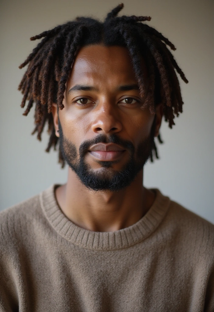 20 Twist Hairstyles For Men - 5. Twists with Beard