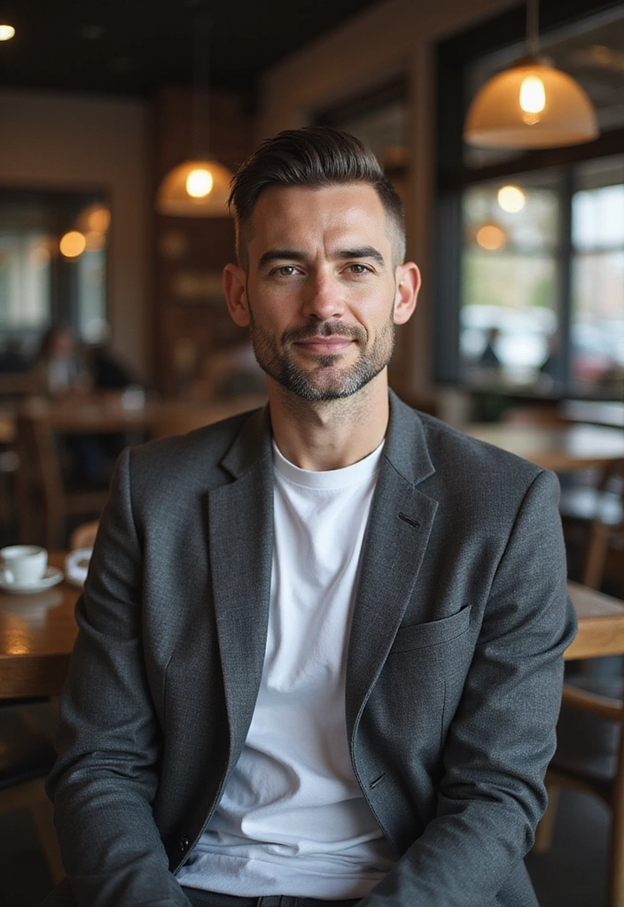Top 21 Haircuts for Older Men: Style Tips You Can't Miss! - 4. Side Part with Fade