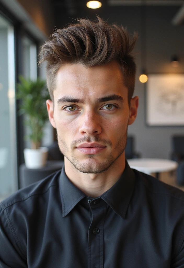 21 Spiky Hair Techniques for Young Professionals - 2. The Quiff