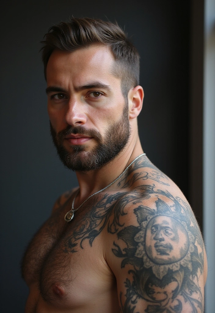 Shoulder Tattoo Ideas for Men That Are Still Trending - 9. Realistic Portraits: Capturing Life
