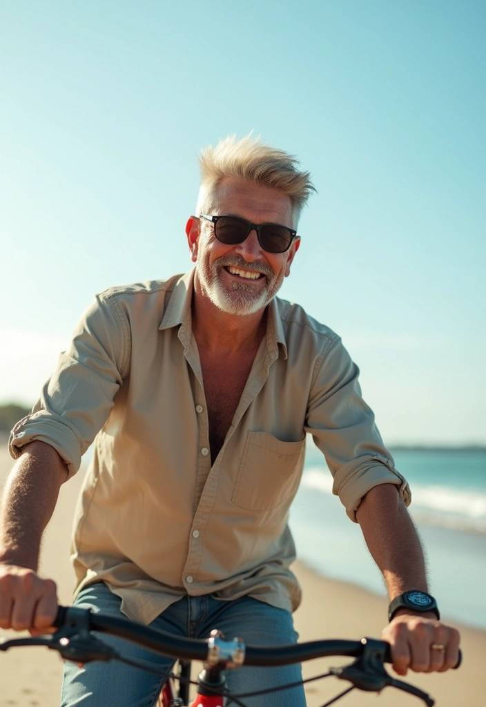 21 Beach Hairstyles For Older Men - 15. The Cool Crop