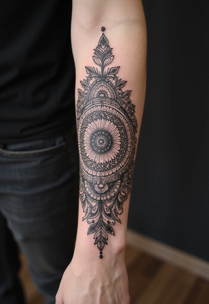 21 Amazing Polynesian Forearm Tattoo Idea Designs And Meanings - 17. The Ancestral Patterns