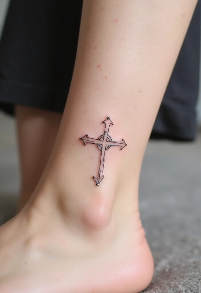 15 Rosary Beads Tattoo Ideas And Meaning - 2. Minimalist Rosary Tattoo
