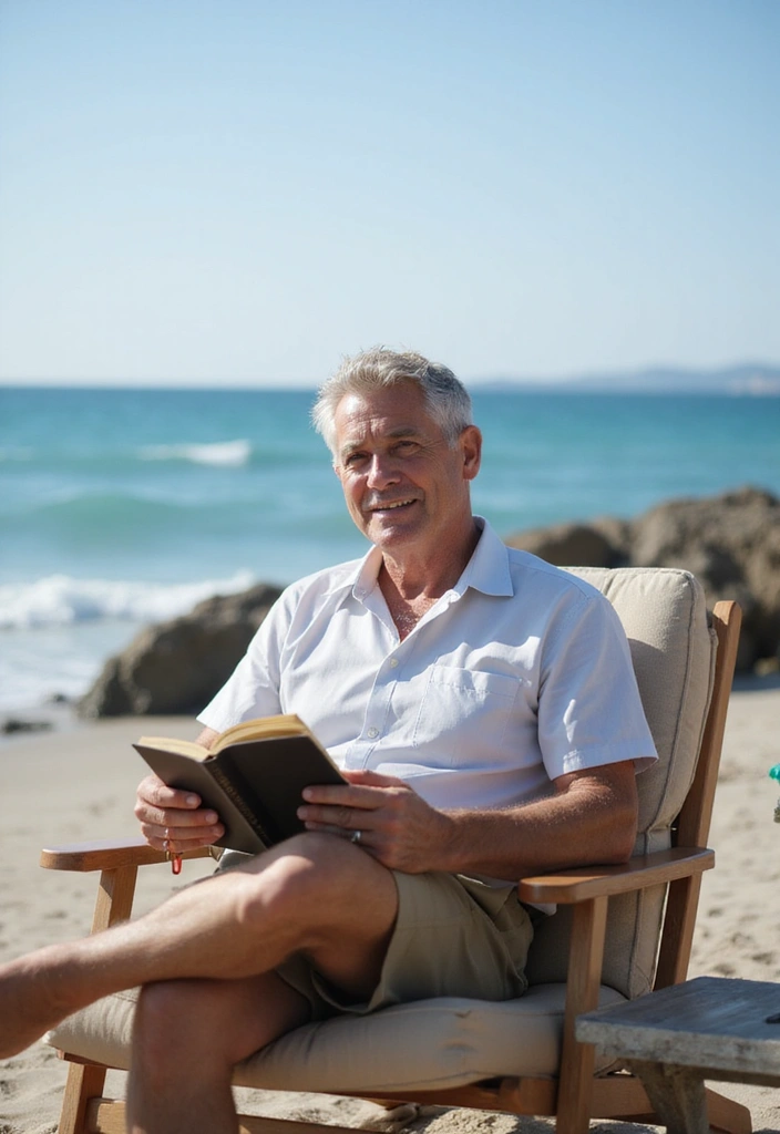 21 Beach Hairstyles For Older Men - 21. The Comfy Twist