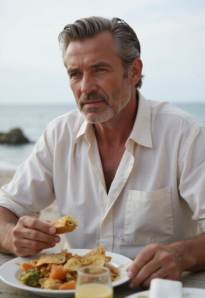 21 Beach Hairstyles For Older Men - 13. The Vintage Look