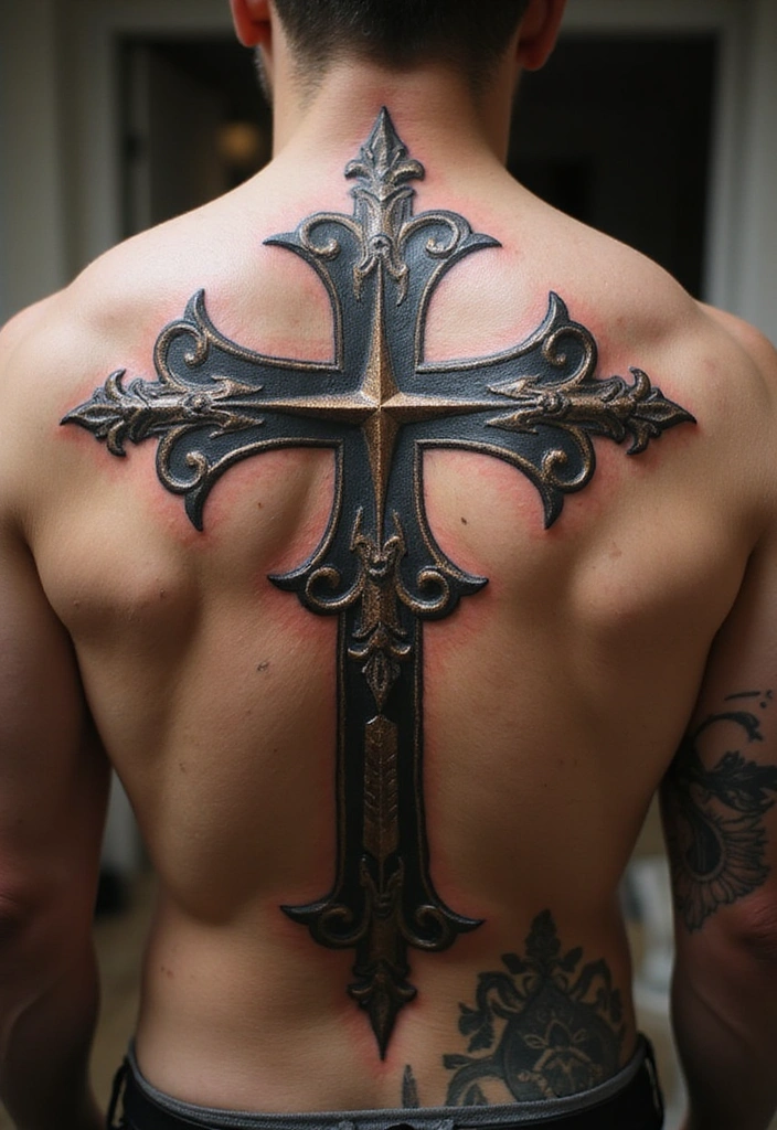 21 Unique Sniper Tattoo Ideas for Men and Their Powerful Meanings - 10. Sniper’s Cross