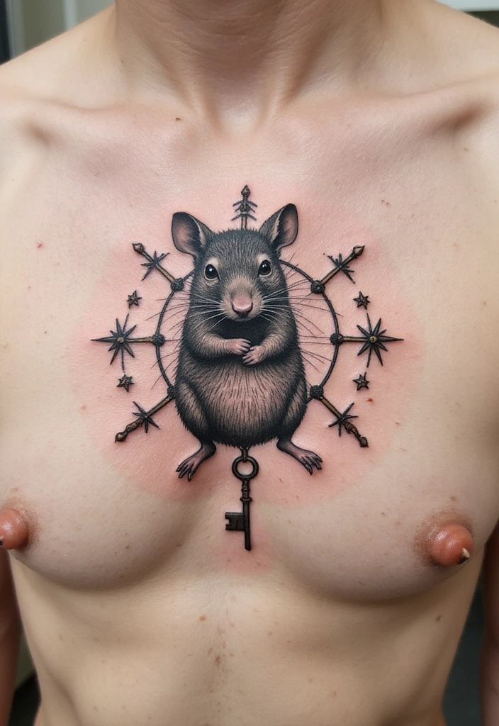 10 Cute Mouse Tattoo Ideas For Men With Meanings - 9. The Symbolic Mouse