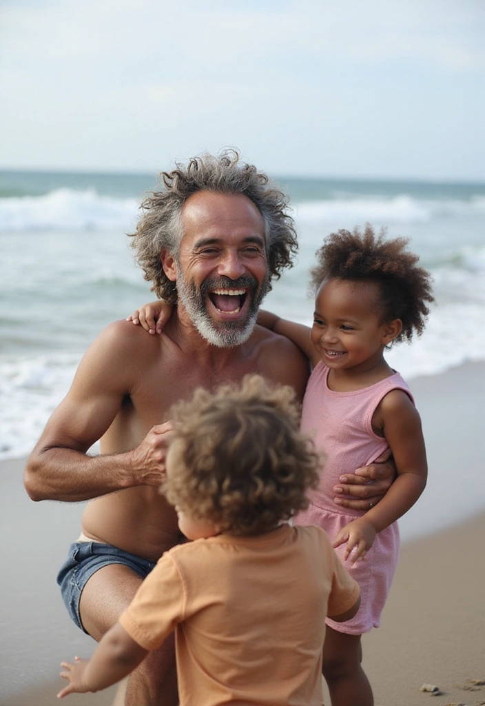 21 Beach Hairstyles For Older Men - 14. The Natural Curls