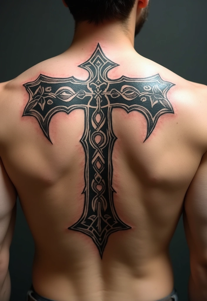 15 Creative Letter T Tattoo Designs And Ideas - 11. Tribal Influence