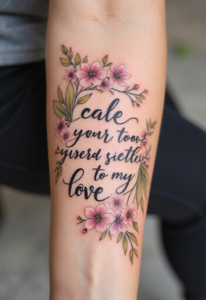 20 Beautiful Love Tattoo Designs That Speak to the Heart - 3. Love Quotes