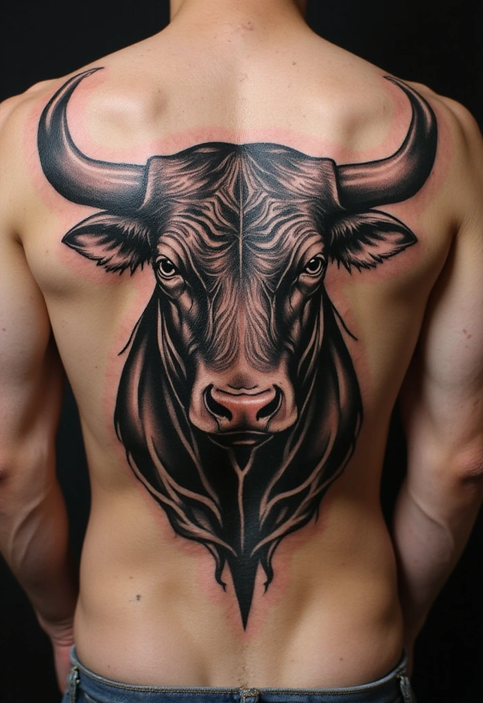 21 Creative Bull Tattoo Designs And Meanings - 5. Tribal Bull Tattoo