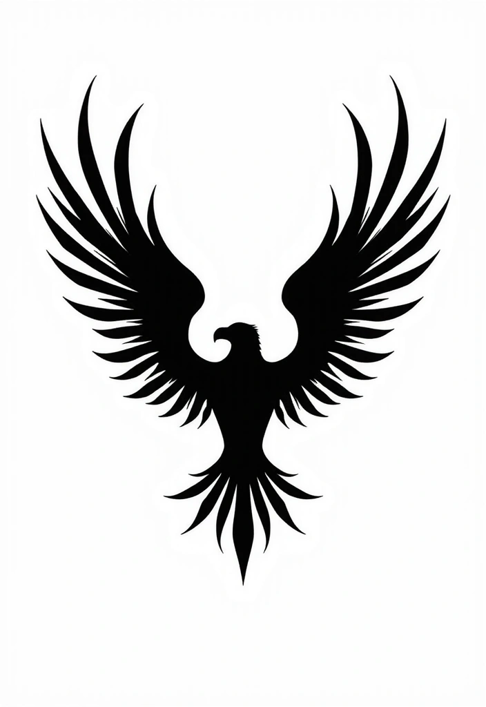 21 Eye-Catching Tribal Bird Tattoo Ideas With Meaning - 1. Soaring Eagle: Majesty and Freedom