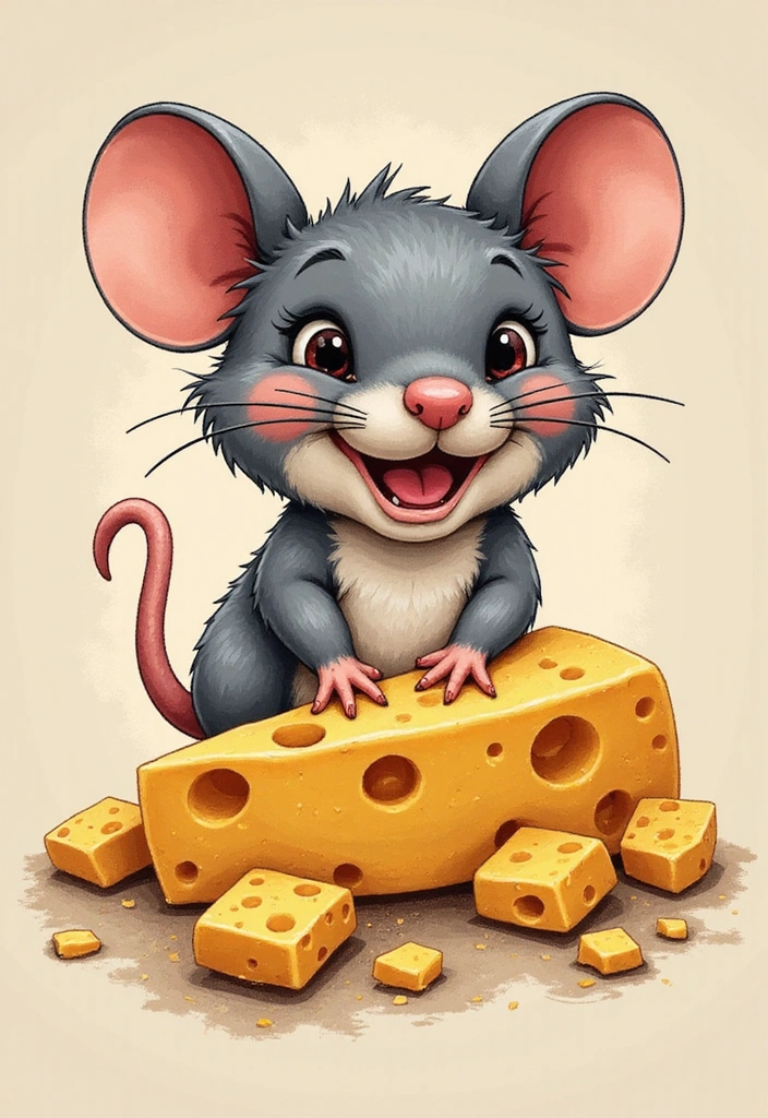 10 Cute Mouse Tattoo Ideas For Men With Meanings - 1. The Classic Cartoon Mouse