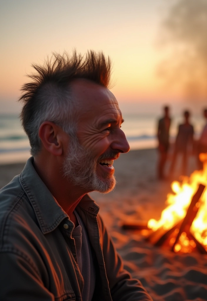 21 Beach Hairstyles For Older Men - 8. The Faux Hawk