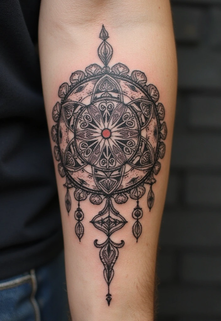 21 Amazing Polynesian Forearm Tattoo Idea Designs And Meanings - 20. The Circle of Life